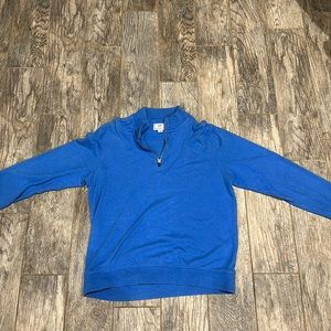 Blue Men’s large Southern Tide quarter zip pullover.